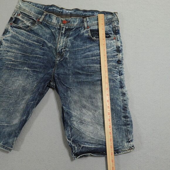 Jordan Craig Legacy Edition Jean Shorts Mens 38 Artisan Series‎ Acid Wash - Picture 2 of 11